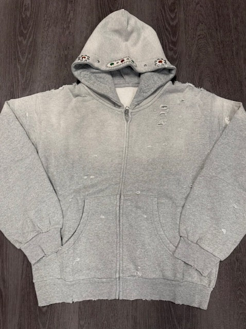 Grey Bravest Sapphire Hoodie