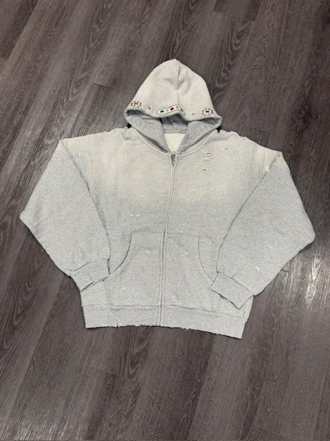 Grey Bravest Sapphire Hoodie