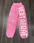 Pink Vertabrae Sweatpants
